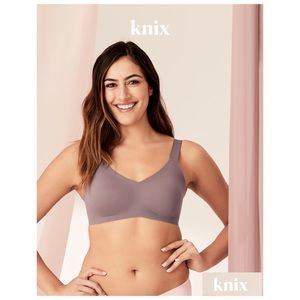 KNIX 3 Unpadded Evolution Bra Size 36B 36C 38B